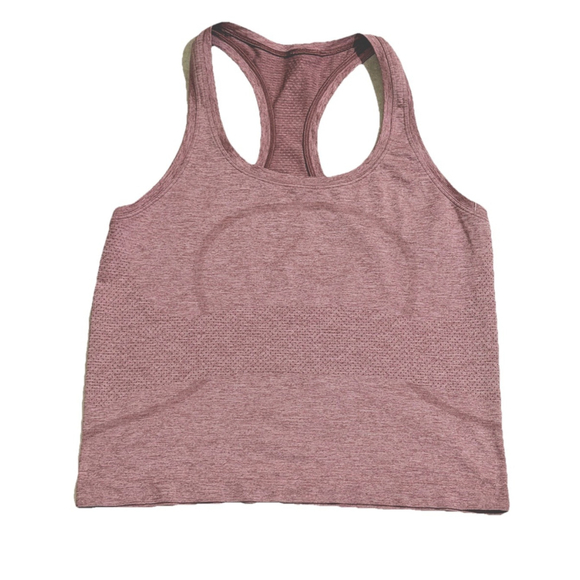 LULULEMON SWIFTLY TECH RACERBACK TANK TOP 2.0 RACE LENGHT PINK ROSEBUD SIZE 6 - Picture 2 of 11